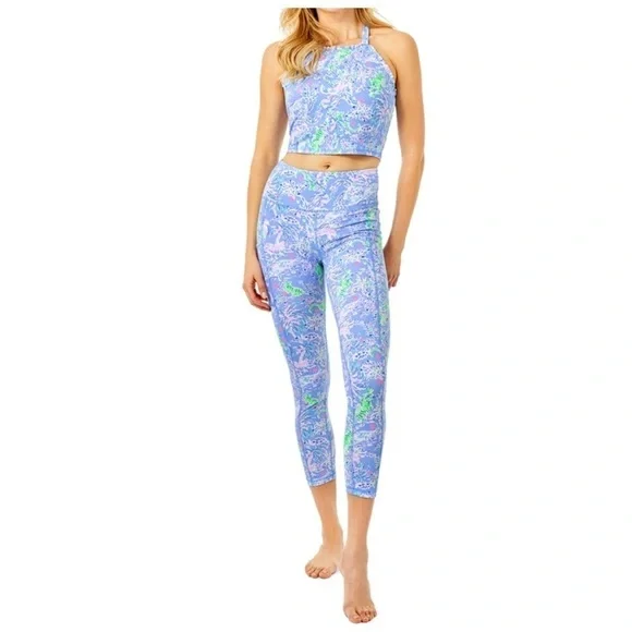 Lily Pulitzer Luxletic Letitia Bra Tank w/ UPF 50+ - Picture 2 of 4